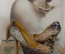 Black High Heels Size 41