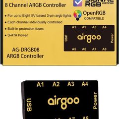 Airgoo Magnetic 8-Port ARGB Controller 5V 3-Pin