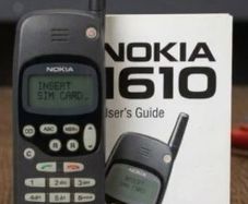 Vintage Nokia Ringo 1610 NHE-5NX Retro Brick Mobile Phone
