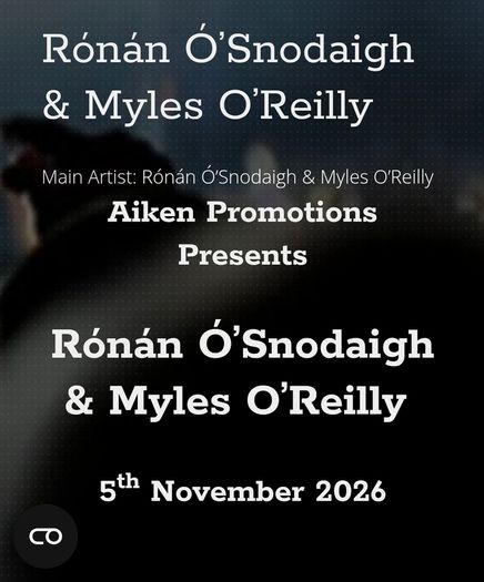 Ronan O'Snodaigh & Myles O'Reilly