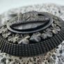 19th Century Irish Bog Oak Brooch Image 2