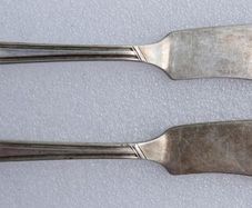 Vintage Sheffield  Silver Plate Knives