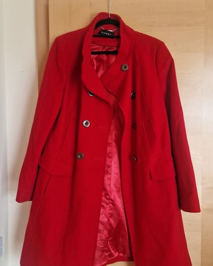 Red coat size 18