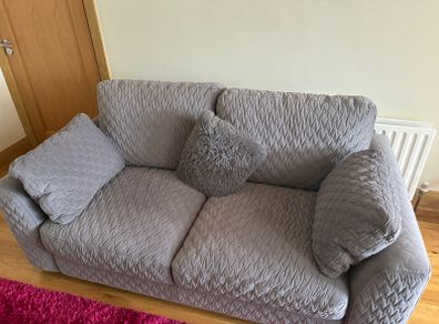 2 x 2 Seater Fabric Sofas, sold as a pair or separately