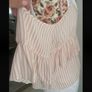top American eagle a size large cold shoulder effect with frilled detail stripe Image 3
