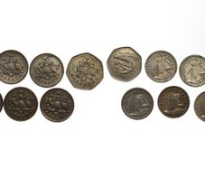 Barbados - 1 Dollar  And Twenty Five Cents 1973, 1981, 1989, 1990, 1994, 1996