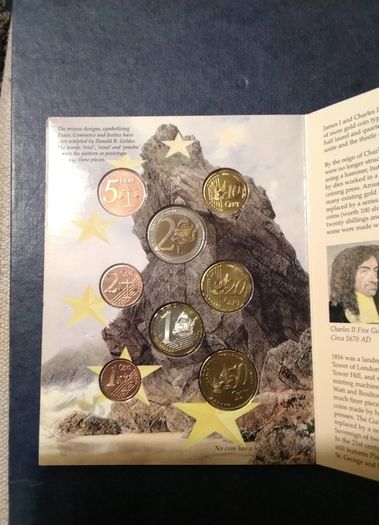 United   Kingdom  Pattern  Set  Euros