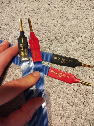 Nordost blue heaven 2x3 meters speakers cable hi-end.
