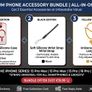 Phone Bundle Lanyard Wrist Strap  Magnetic Case iPhone 13 Pro Max to 16 pro | Brand New Image 2