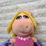 Miss Piggy Plush Disney Muppets Posh Paws approx. 23. cm. Used Please see photos Image 3