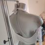 White swimwear halter neck padded underwired top size L UK14 cup C/D Postage included Image 4
