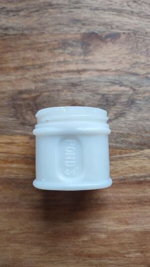 Antique Pond's milk glass