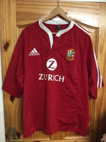 British And Irish Lions Rugby. Official Adidas Mens Home Jersey From Tour Of South Africa 2009. Authentic Original From 2009.