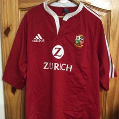 British And Irish Lions Rugby. Official Adidas Mens Home Jersey From Tour Of South Africa 2009. Authentic Original From 2009.