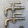 Vintage Solid Brass Beer Barrel Flagon Tap  Art Deco Design Image 5