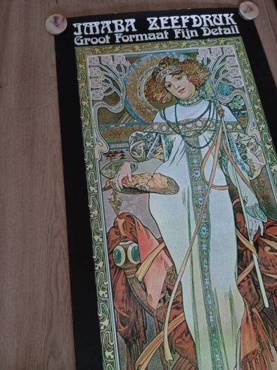 Alphonse Mucha Silkscreen Prints Art Nouveau