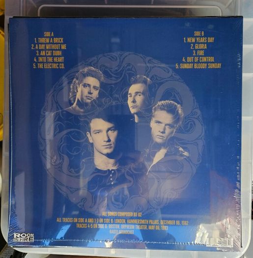U2 "More Than Love - Unreleased Live Collection 1980" Sealed Vinyl Album