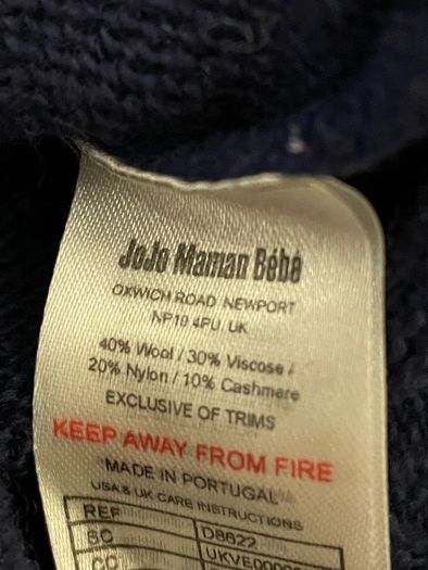 Christmas jumper Jojo Maman Bebe 4-5 y with cashmere