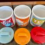 3 x Retro 50s 60s Multi Color Classic Tea Coffee Sugar Set Image 9