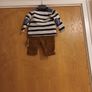 Early Days   Baby Boys Trousers  & Long Sleeved Top.  2. Piece Outfit . Age 0- 3 months.  B.N.W.T Image 4