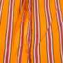 Maje Orange Pink Striped Snap Button Long Sleeve Blouse Shirt 8UK/36EU Image 6