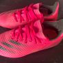 Girls pink Football shoes adidas X GHOSTED.3 FG Sz UK 10.5 EUC Image 9