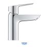 Grohe QuickFix Start SilkMove EnergySaving Cloakroom Mono Basin Mixer Tap with Waste - Chrome Image 2