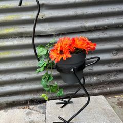 Wrought Iron flower pot stand.