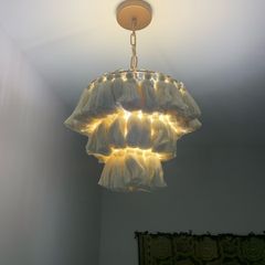 Pair of boho chandeliers lights