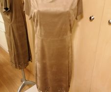 Women's Dress Faux Camel Suede REDUCED NWT SIZE 16