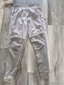 Grey Under Armour tracksuit pants