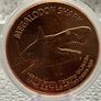 1avdp oz Fine 999 Copper Bullion Shark Round.(L) Image 2