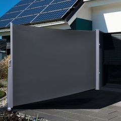 HI Privacy Screen 3x1.6 m Black Polyester