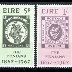 Ireland 1967 - Scott 238-239 Fenian Rising Centenary - Mint Never Hinged Condition