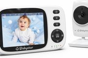 Baby Monitor with Camera and Night Vision,3.2inch Screen Wireless Video Baby Monitor with Rechargeable Battery, VOX Mode, Temperature Monitoring,Two-Way Audio,Soothing Sounds &amp; Lullabies
