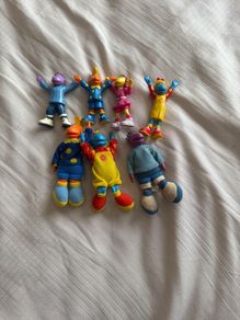 Vintage Tweenies Figures Bundle Bella Milo Fizz Jake and Doodles 2000s Toys
