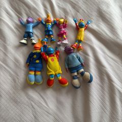 Vintage Tweenies Figures Bundle Bella Milo Fizz Jake and Doodles 2000s Toys