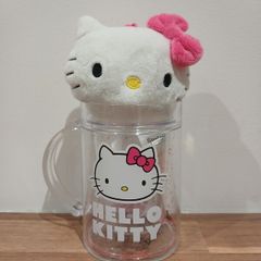 Hello Kitty Glitter Mug + Keychain