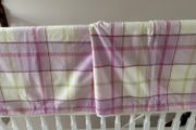 Laura Ashley checked cream pink purple and green Curtains