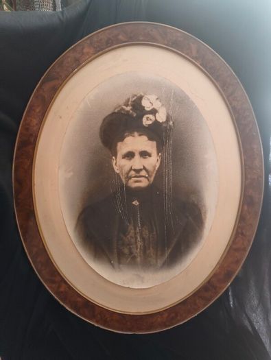 antique framed photograph