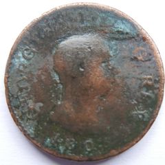 1806 Halfpenny - George III British Copper Coin