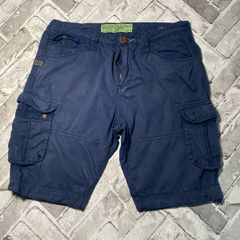 Diesel Mens Navy Cargo Shorts W34