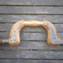 Antique Beech And Brass Brace Image 2