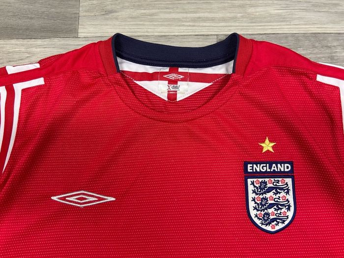 Vintage 2004 Umbro England Away Jersey Shirt Mens XL