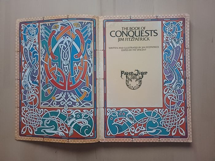 The Book of Conquests by Jim Fitzpatrick (Irish Legends Fantasy Illustrated First Edition Paperback 1978)