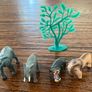 toys - 4 animals and a tree Image 4