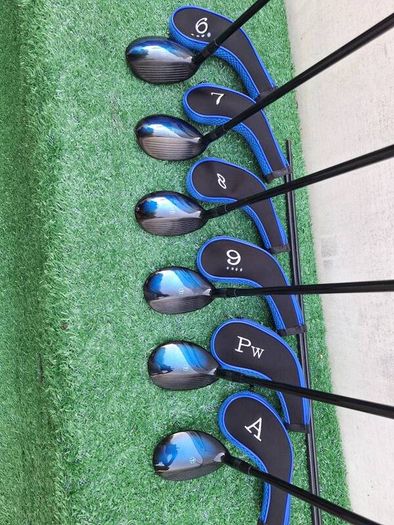 Golf hybrid irons, as new