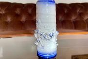 Vintage Petite Glit Iceland Ceramic Lava Vase Brutalist Art Pottery 1960s