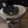 Mid Century Polished Chrome Mushroom Side Table Image 3