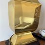 Vintage Brass Table Lamp with silk shade Image 4